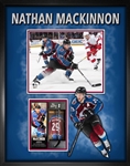 Nathan MacKinnon Colorado Avalanche Signed Framed Tim Hortons Mini-Stick Display with 8x10 Photo