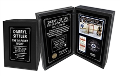 Darryl Sittler Signed Puck in Deluxe Case 10-Point Night Limited Edition /127