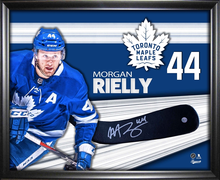 Morgan Rielly Signed PhotoGlass Framed Toronto Maple Leafs Stickblade