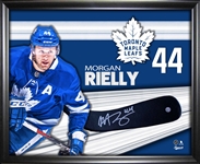 Morgan Rielly Signed PhotoGlass Framed Toronto Maple Leafs Stickblade