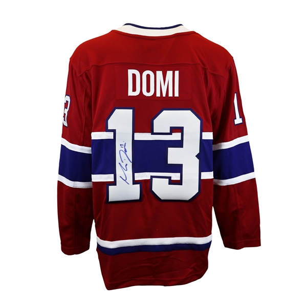 Max Domi Montreal Canadiens Signed Fanatics Red Jersey