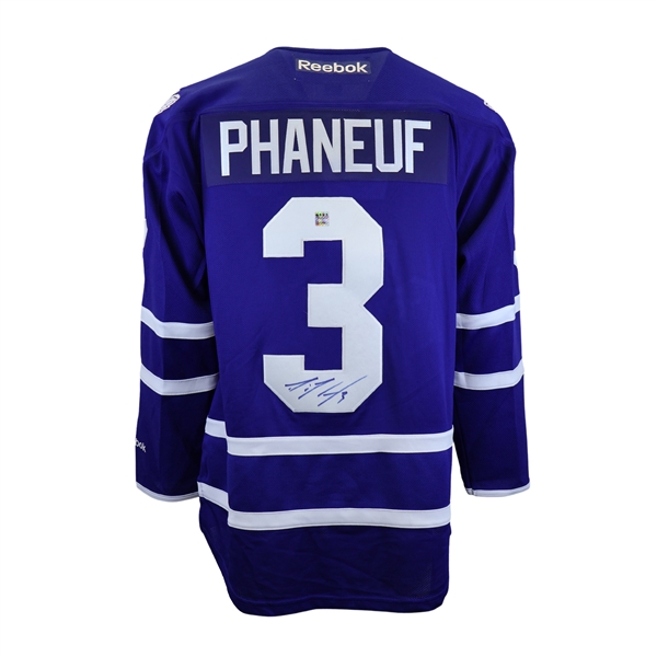 Dion Phaneuf Toronto Maple Leafs Signed Reebok Blue Jersey