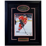 Patrick Kane Chicago Blackhawks Signed Framed Print with 8x10 Skating Photo