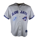 Joe Carter Toronto Blue Jays Signed Cooperstown Collection White Jersey *imperfect*