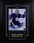 Frederik Andersen Toronto Maple Leafs Signed Framed 8x10