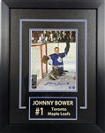 Johnny Bower Toronto Maple Leafs Signed Framed 8x10