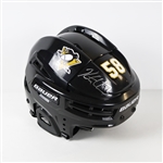 Kris Letang Signed Helmet "imperfect"