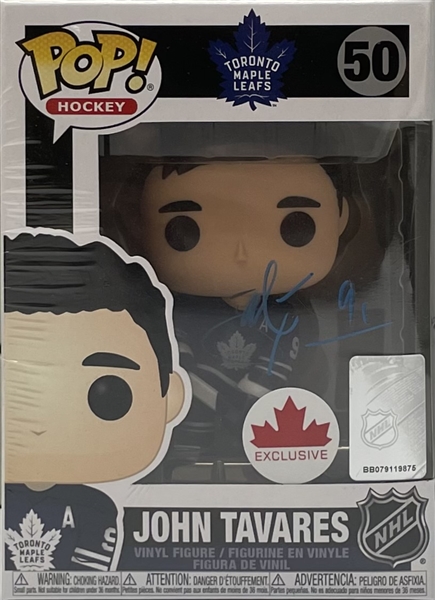 John Tavares Signed Funko "imperfect"