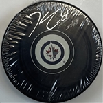 Kyle Connor Signed Puck "imperfect"