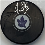 Jack Campbell Signed Puck "imperfect"