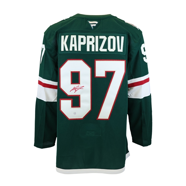 Kirill Kaprizov Signed Jersey Minnesota Wild Green 2024 Fanatics Premium