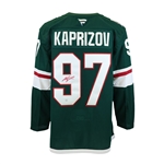 Kirill Kaprizov Signed Jersey Minnesota Wild Green 2024 Fanatics Premium