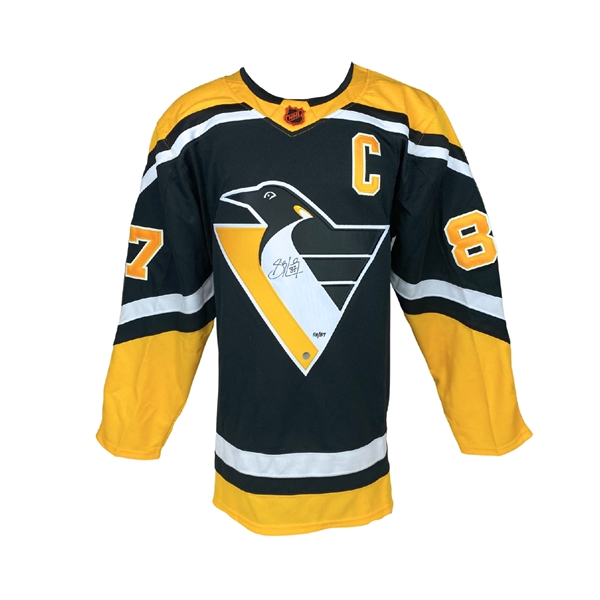 Sidney Crosby Front-Signed Jersey Pittsburgh Penguins 2022 Reverse Retro Adidas Authentic (Limited Edition of 87)