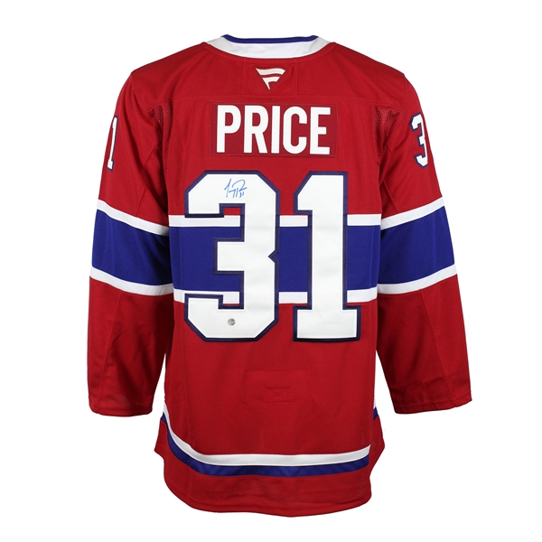 Carey Price Signed Jersey Montreal Canadiens Home Fanatics Premium