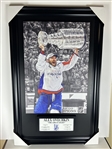 **NEW RELEASE** Alex Ovechkin 20x29 Canvas Embedded into a 28 x 44 Frame with a Hand-signed Embedded Signature 