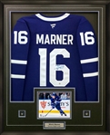 **NEW RELEASE** Mitch Marner Signed Framed Jersey Toronto Maple Leafs 2024 Fanatics Premium Home 