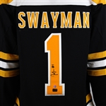 Jeremy Swayman Signed Jersey Boston Bruins 2024 Fanatics Premium Home 