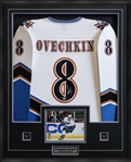 Alexander Ovechkin Signed Jersey Framed Washington Capitals 2005 Screaming Eagle Mitchell & Ness Jersey Framed
