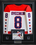 Alexander Ovechkin Signed Jersey Framed Washington Capitals 2012 Alternate Mitchell & Ness Replica