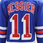 Mark Messier Signed Jersey Replica Blue Rangers Vintage Fanatics