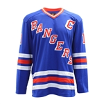 Mark Messier Signed Jersey Replica Blue Rangers Vintage Fanatics