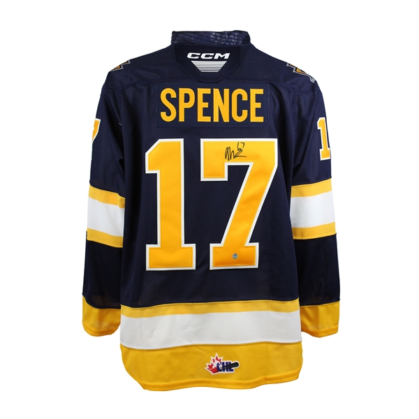 Malcolm Spence Signed Jersey Erie Otters CCM Replica