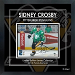 **New Release** Sidney Crosby Signed 8x10 Framed PhotoGlass 2015 St.Patricks Jersey L/E 7