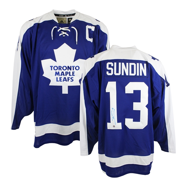 Mats Sundin Signed Jersey Toronto Maple Leafs Team Classic Adidas