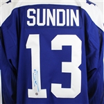 Mats Sundin Signed Jersey Toronto Maple Leafs Team Classic Adidas