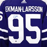 Oliver Ekman-Larsson Signed Jersey Toronto Maple Leafs Adidas Authentic