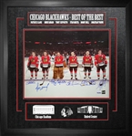 Toews/Kane/Hull/Esposito/Savard/Mikita Multi Signed 16x20 Ambassador Framed