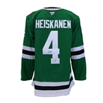Miro Heiskanen Signed Jersey Dallas Stars Green Fanatics Premium