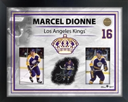 Marcel Dionne Los Angeles Kings Embedded Signature 16x20 PhotoGlass Frame