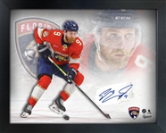Sam Bennett Florida Panthers Embedded Signature PhotoGlass Frame