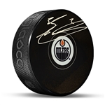 Evan Bouchard Edmonton Oilers Signed Hockey Puck