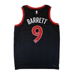 RJ Barrett Signed Toronto Raptors Jersey Black Nike Icon Edition