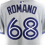 Jordan Romano Signed Jersey Toronto Blue Jays 2024 Replica Grey Nike