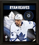 Ryan Reaves Signed Puck Framed PhotoGlass Toronto Maple Leafs