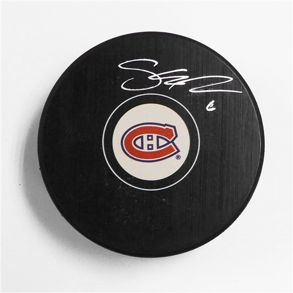 (SMUDGED) Shea Weber Signed Montreal Canadiens Puck