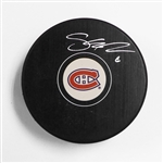 (SMUDGED) Shea Weber Signed Montreal Canadiens Puck