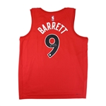 RJ Barrett Signed Jersey Toronto Raptors Red Nike Icon Edition