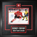 Sidney Crosby Signed 8x10 Framed Etched Mat Canada Four Nation Tournament (Limited Edition of 25)