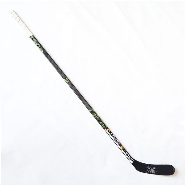 Sidney Crosby Signed Game Used Stick vs Anaheim Ducks (02/10/2023) and Los Angeles Kings (02/11/2023)