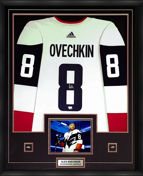 Alexander Ovechkin Signed Framed Jersey Washington Capitals 2022 Stadium Series Adidas Authentic