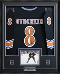 Alexander Ovechkin Signed Jersey Framed Washington Capitals Rookie 2005 Mitchelll & Ness