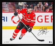 Sidney Crosby Signed 20x24 Framed Canvas 2025 Four Nations Canada Action-H (Limited Edition of 25)