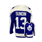 Mats Sundin Signed Jersey Toronto Maple Leafs Blue Team Classic Adidas
