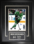 Miro Heiskanen Signed Framed 8x10 Dallas Stars Home