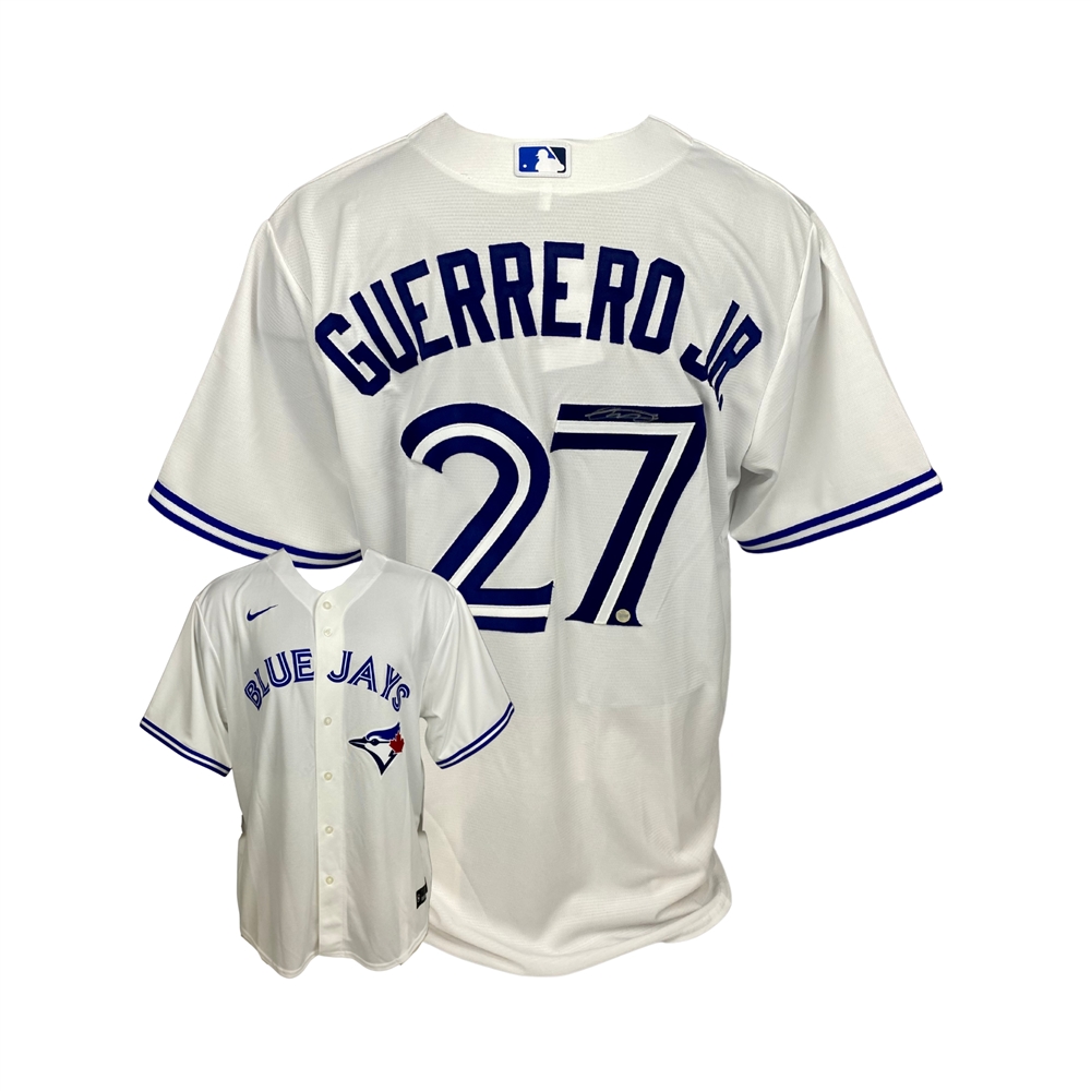 Vladimir Guerrero Jr. Signed Toronto Blue Jays Replica Nike White Jersey