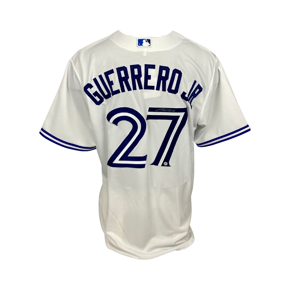 Vladimir Guerrero Jr. Signed Toronto Blue Jays Replica Nike White Jersey